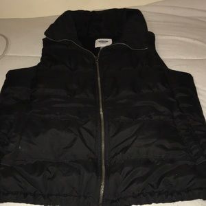 Large Black Old Navy Vest